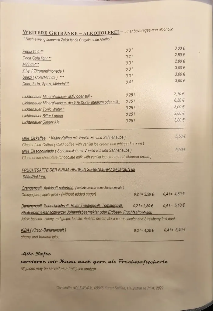 Menu_Gaststätte Holzwurm_Seiffen/Erzgeb._image_4