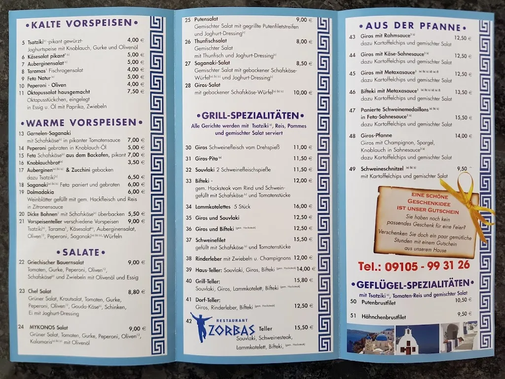 Menu_Restaurant Zorbas_Großhabersdorf_image_1