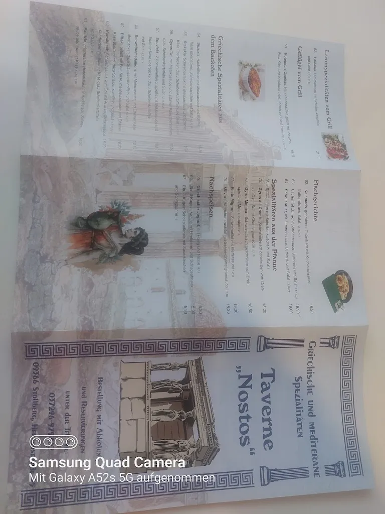 Menu_Taverna Nostos_Stollberg/Erzgeb._image_1