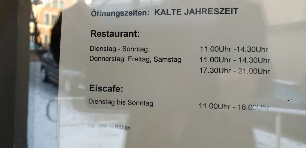 Menu_Bühler’s Restaurant Da Vinci Eiscafe Casa Rustica_Stollberg/Erzgeb._image_3