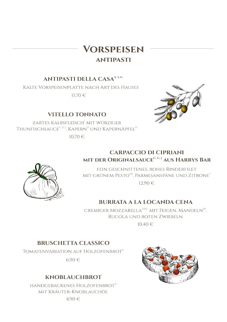 Menu_Locanda Cena_Stollberg/Erzgeb._immagine_4