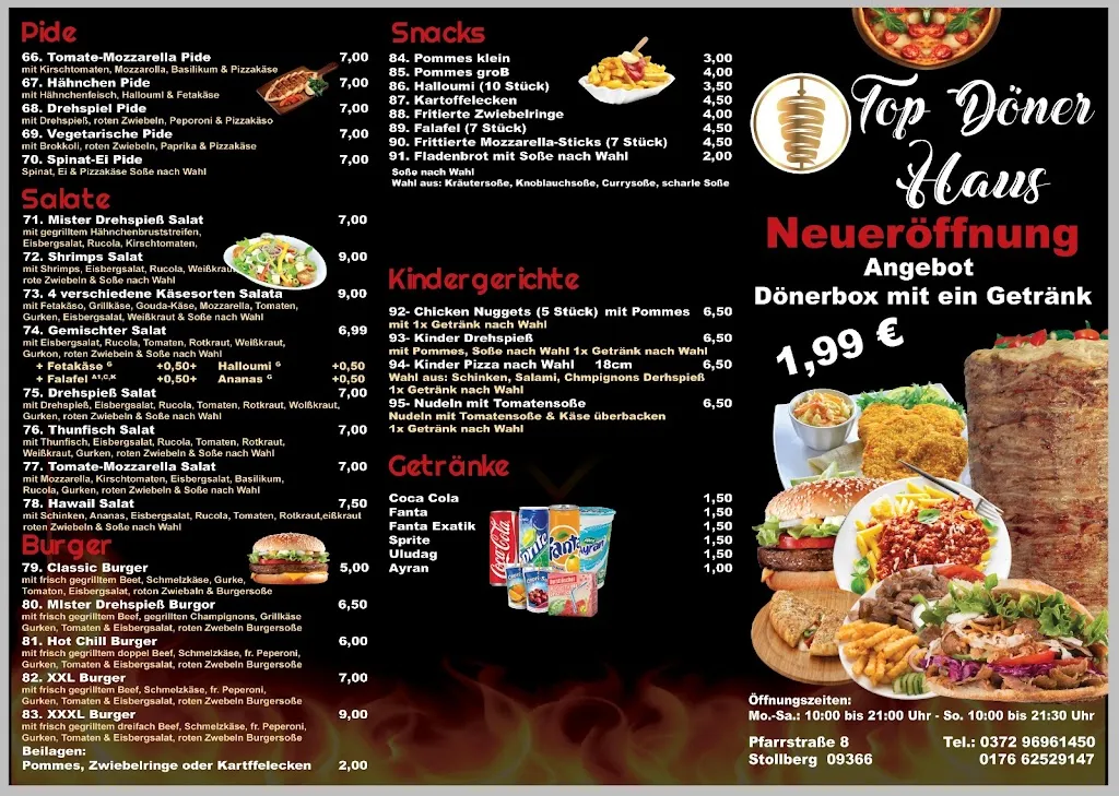 Menu_Top Döner Haus_Stollberg/Erzgeb._immagine_3