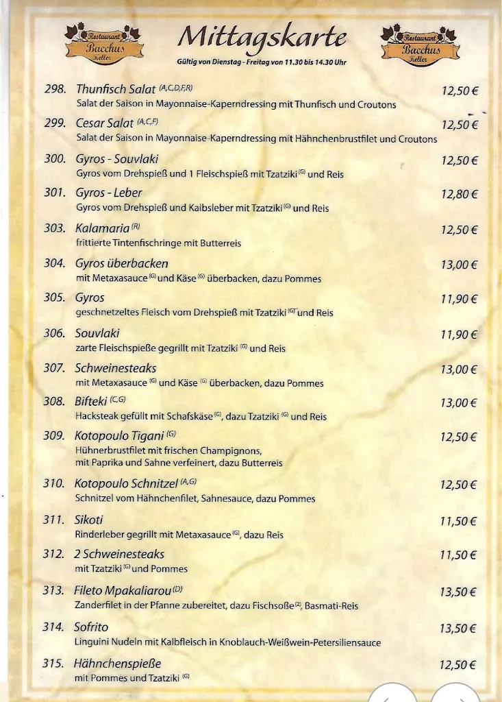 Menu_Bacchus Keller Griechisches Restaurant_Taucha_image_1