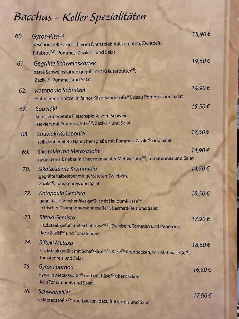 Menu_Bacchus Keller Griechisches Restaurant_Taucha_image_2