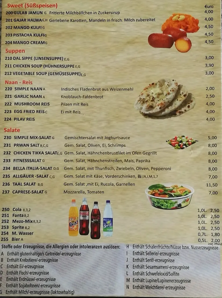 Menu_Taal Indische Spezialitäten_Grünenbach_image_2