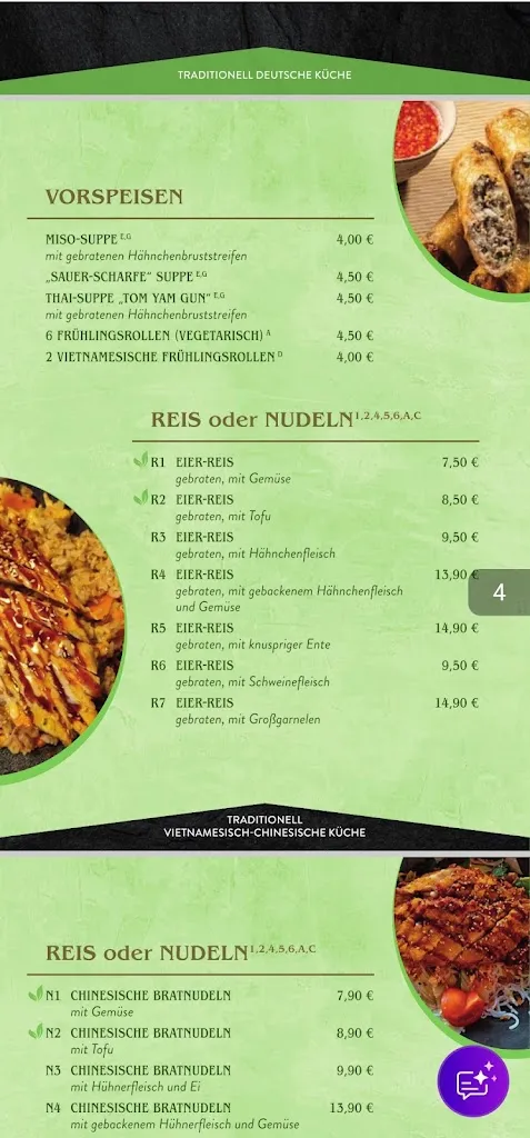 Menu_Hanna Gaststätte 
