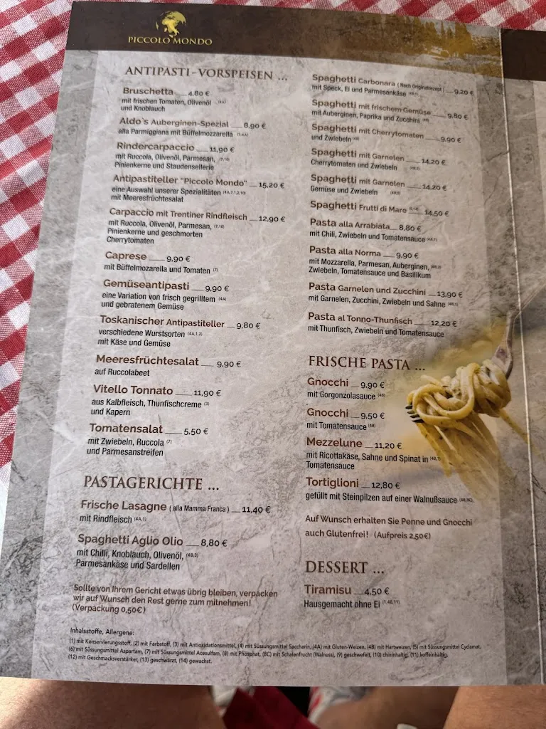 Menu_Piccolo Mondo_Großwallstadt_immagine_1