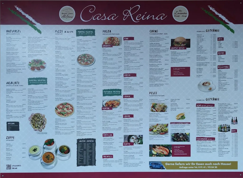 Menu_Ristorante Al Forno_Bayern_imagen_1