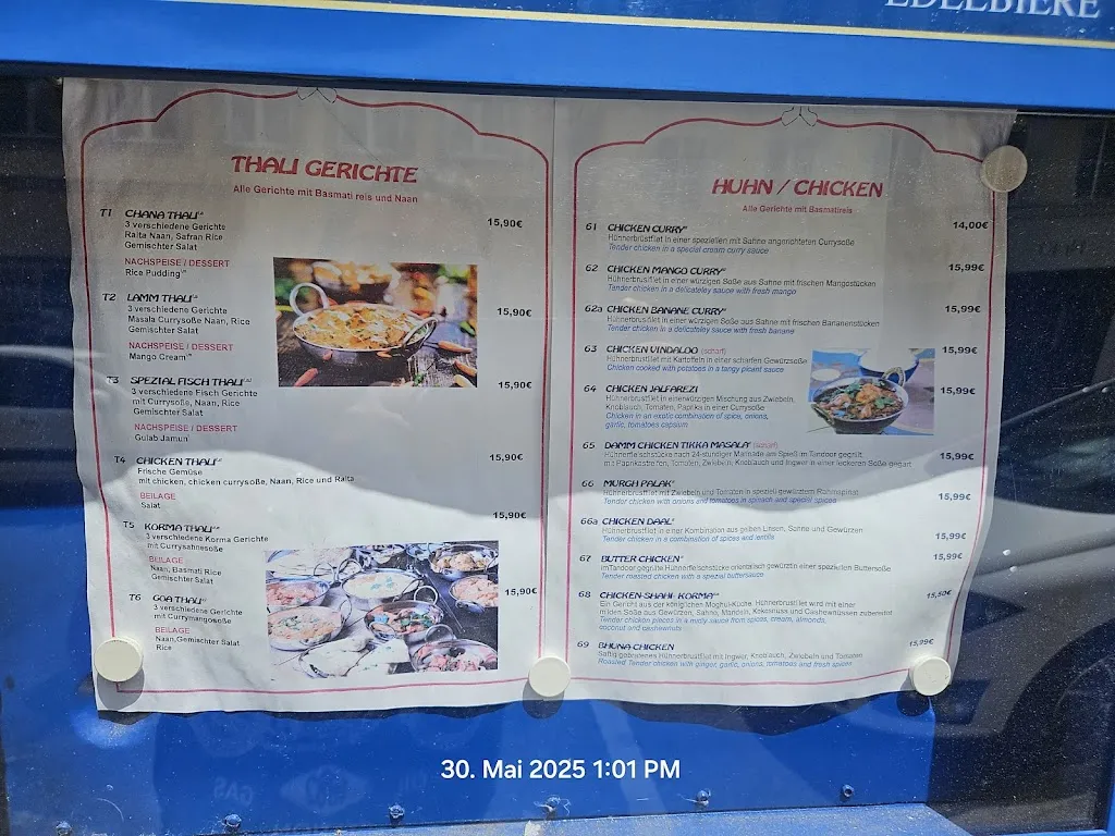 Menu_Maharaja Palace_Bayern_image_1