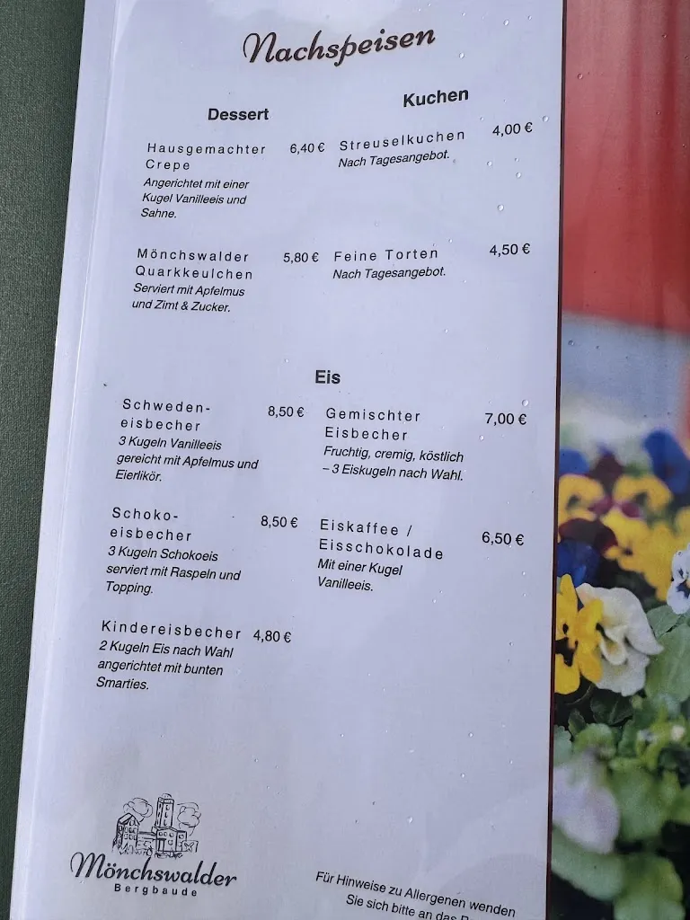 Menu_Mönchswalder Bergbaude_Wilthen_immagine_3