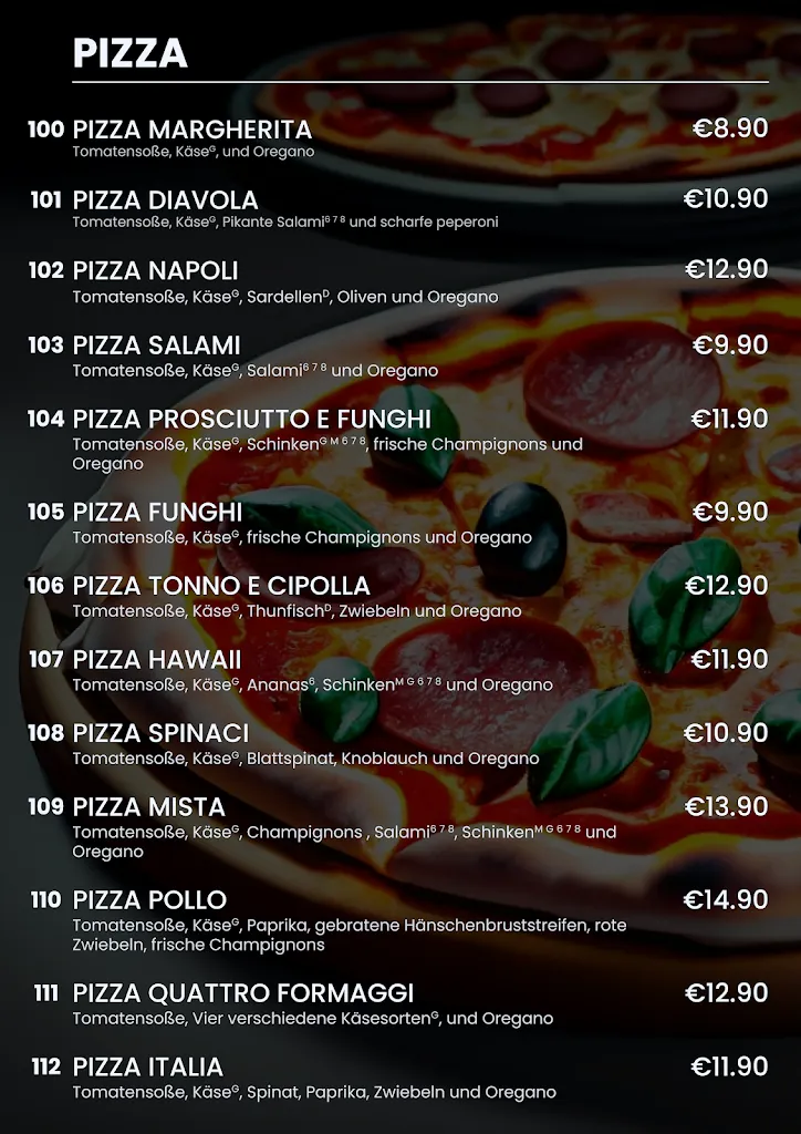 Menu_Restaurant La Piazza_Wurzen_image_4