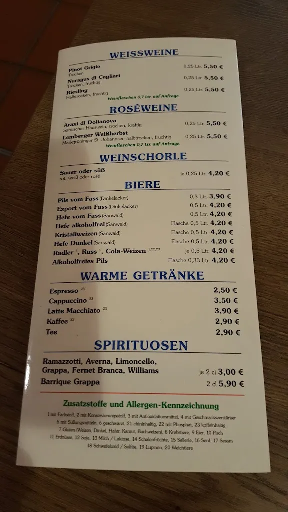 Menu_Emy's Restaurant Pizzeria Trattoria - Ludwigsburg Asperg Stuttgart Restaurant_Asperg_image_2