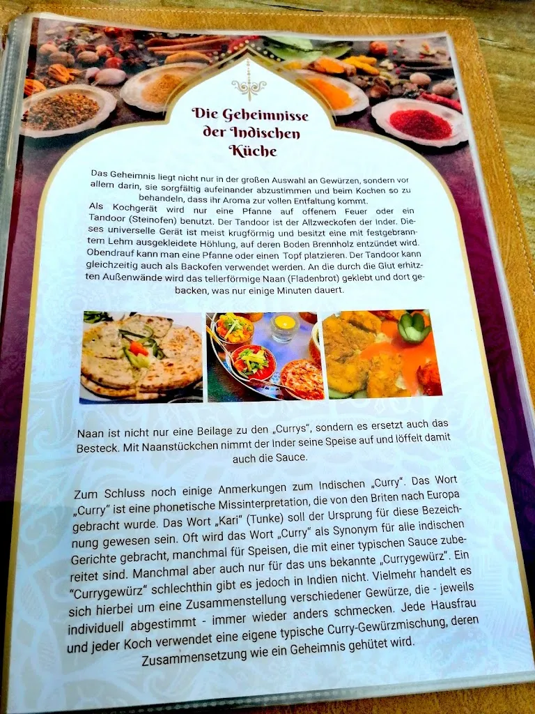 Menu_Restaurant Taj Mahal Zschopau_Zschopau_image_2