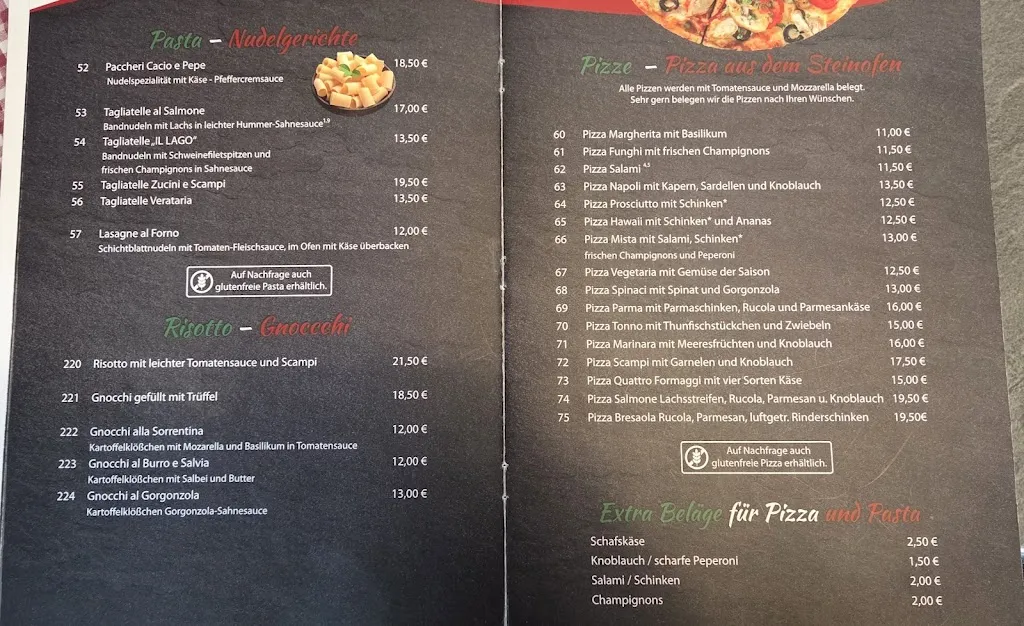 Menu_Trattoria & Gelateria 