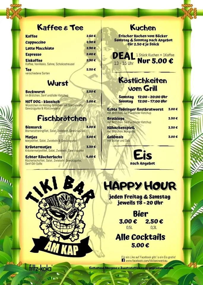 Menu_Tiki Bar am Kap Zwenkau_Zwenkau_image_1