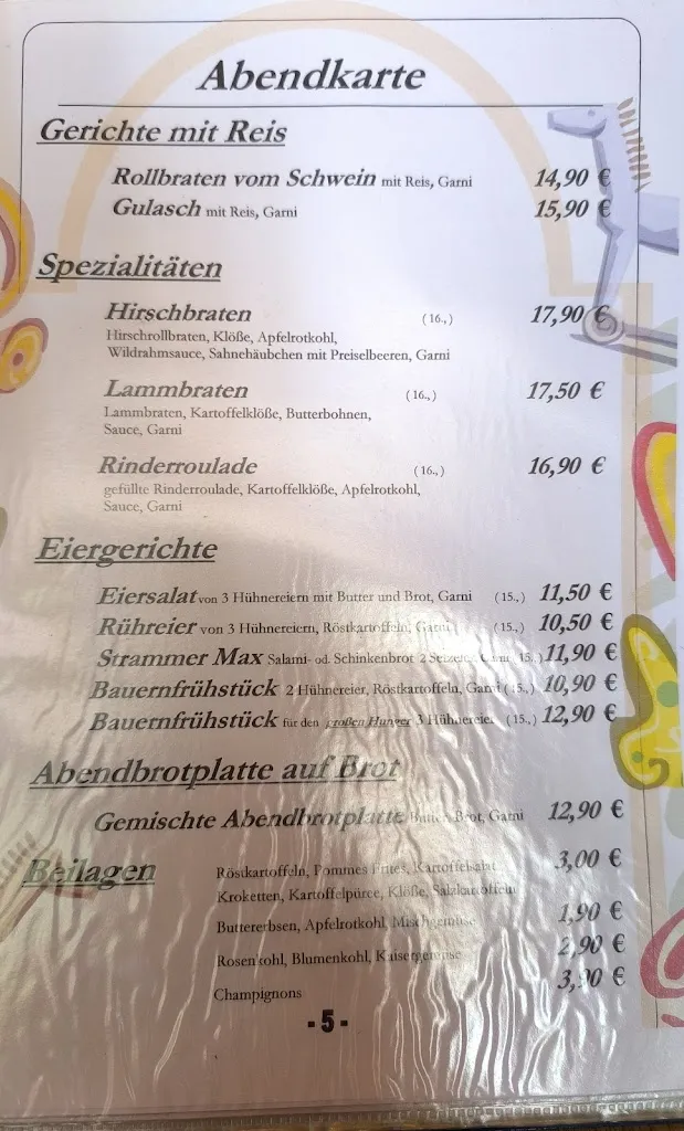 Menu_Heidekrug & Günters Volksmusikschänke_Schmiedeberg_image_2