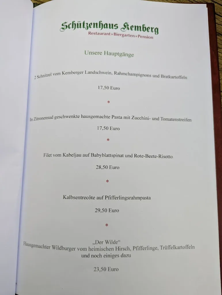 Menu_Schützenhaus Kemberg_Kemberg_imagen_1