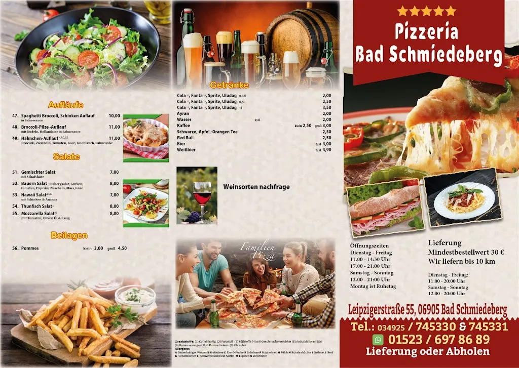 Menu_Pizzeria Bad Schmiedeberg_Schmiedeberg_image_1