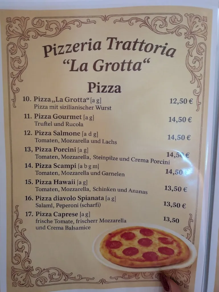 Menu_Pizzeria Trattoria La Grotta_Aschersleben_image_1