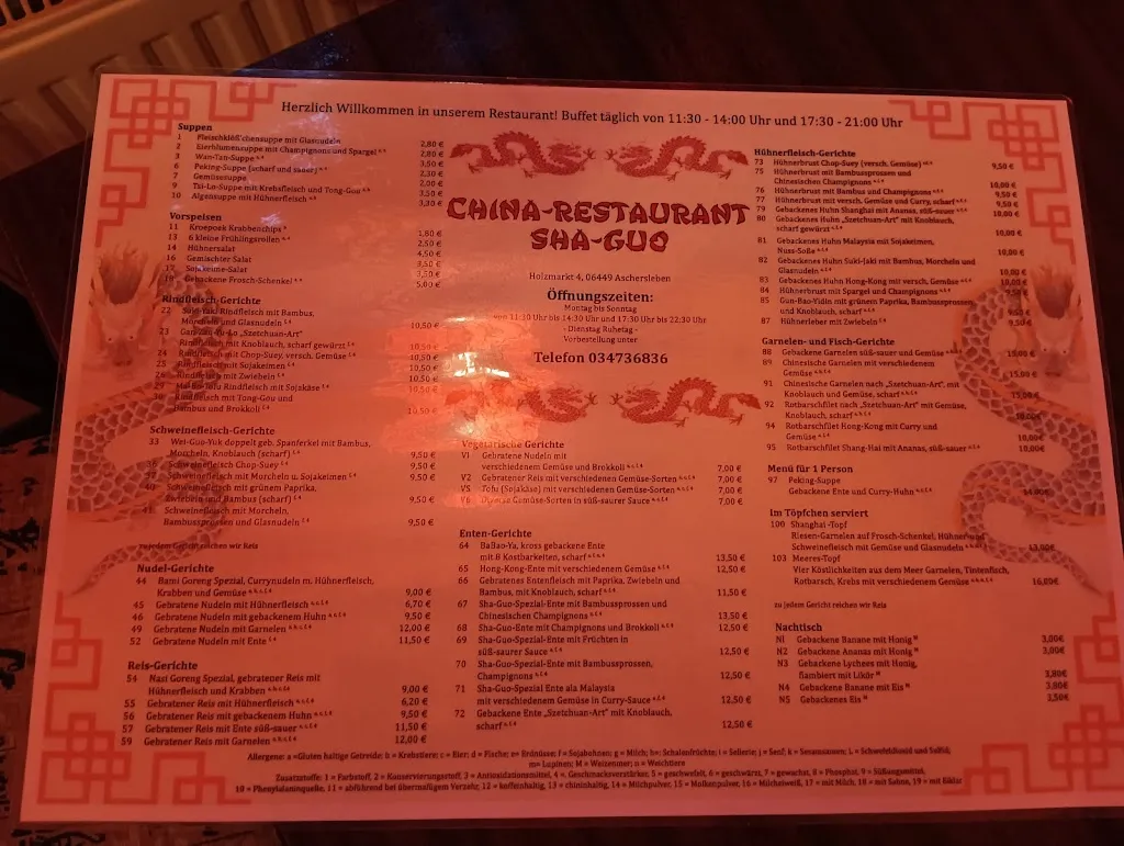 Menu_China Restaurant Sha Guo_Aschersleben_immagine_2