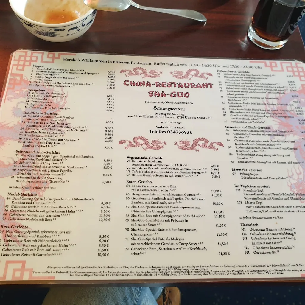 Menu_China Restaurant Sha Guo_Aschersleben_immagine_4