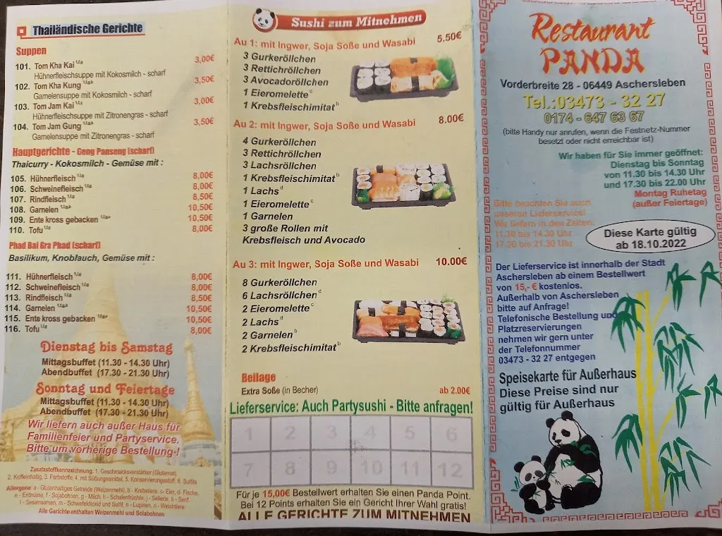 Menu_Chinarestaurant Panda_Aschersleben_immagine_2