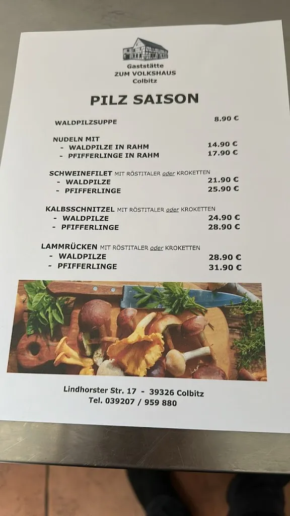 Menu_Gaststätte ZUM VOLKSHAUS Colbitz_Colbitz_image_1