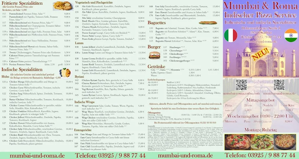 Menu_Indischer Pizzaservice Mumbai & Roma_Staßfurt_image_4