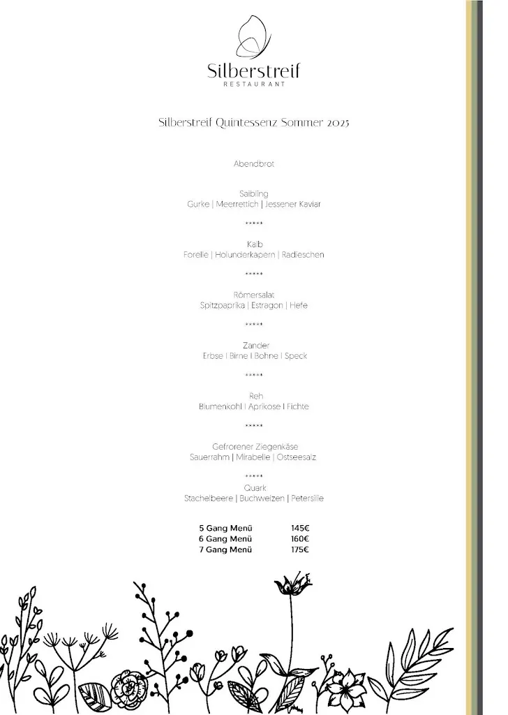 Menu_Gourmetrestaurant Silberstreif_Südharz_image_2
