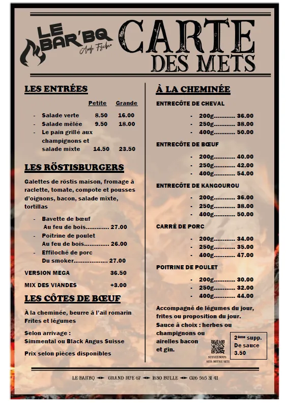 Menu_Le Bar’BQ Restaurant_Bulle_image_1