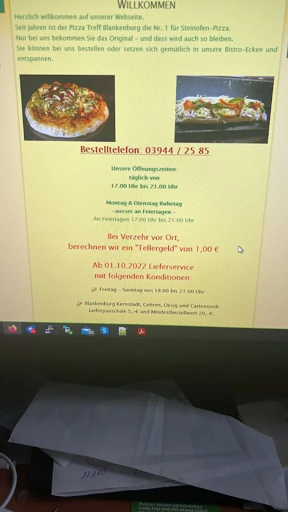 Menu_Pizza Treff Blankenburg Inh. Johannes Kröber_(Harz)_image_1