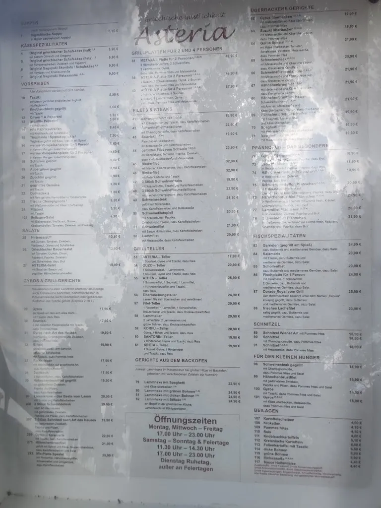 Menu_Restaurant ASTERIA Flechtingen_Flechtingen_immagine_1