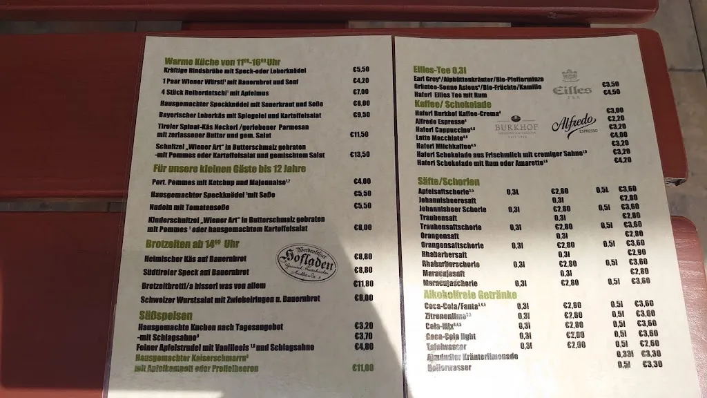 Menu_Berggasthof Kreuzalm_Garmisch-Partenkirchen_image_1