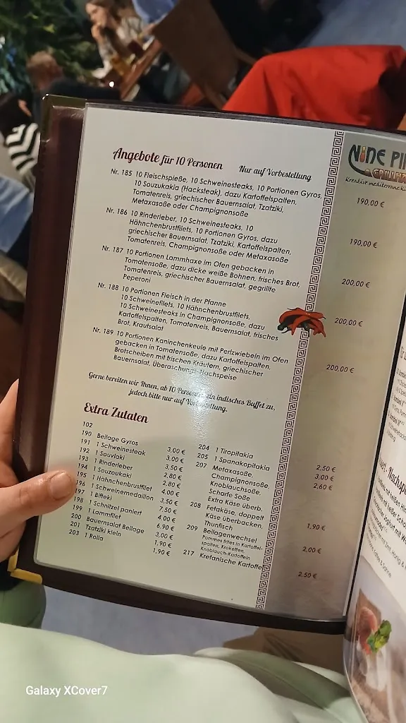 Menu_Griechische Restaurants NinePins-Grillhaus_Schkopau_image_1
