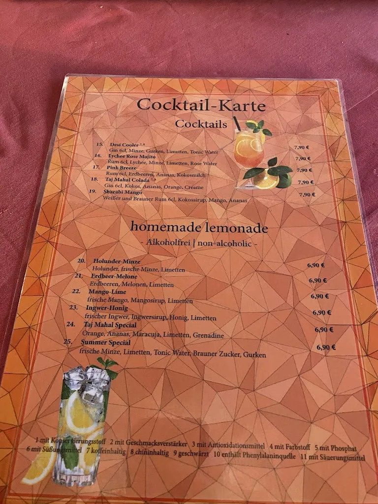 Menu_TAJ MAHAL Indisches Spezialitätenrestaurant_Merseburg_image_2