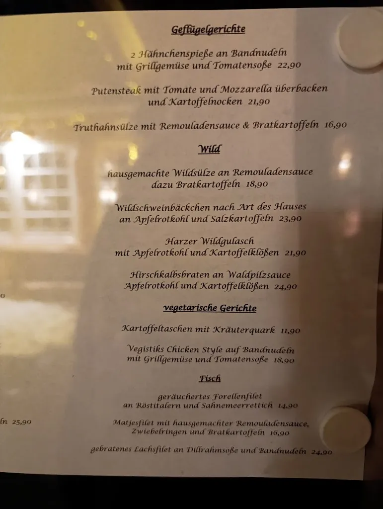 Menu_Forsthaus Todtenrode_Thale_immagine_2