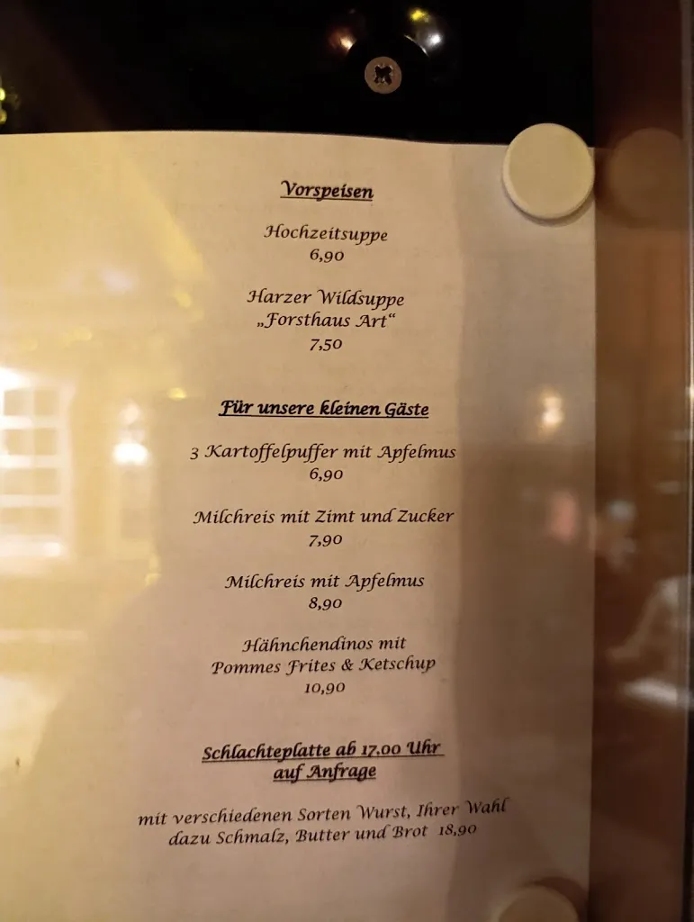 Menu_Forsthaus Todtenrode_Thale_immagine_4