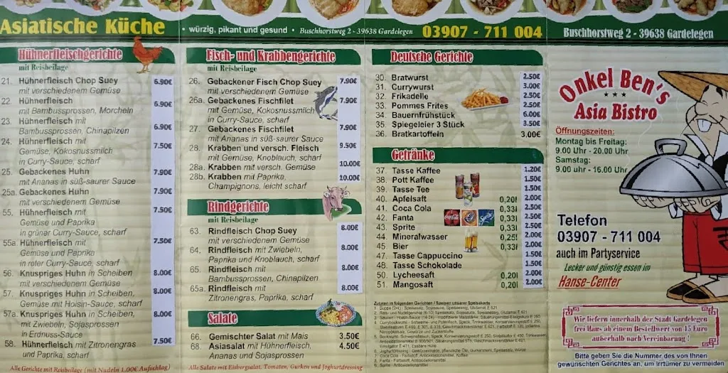 Menu_Onkel Bens Asia Bistro_Gardelegen_image_1