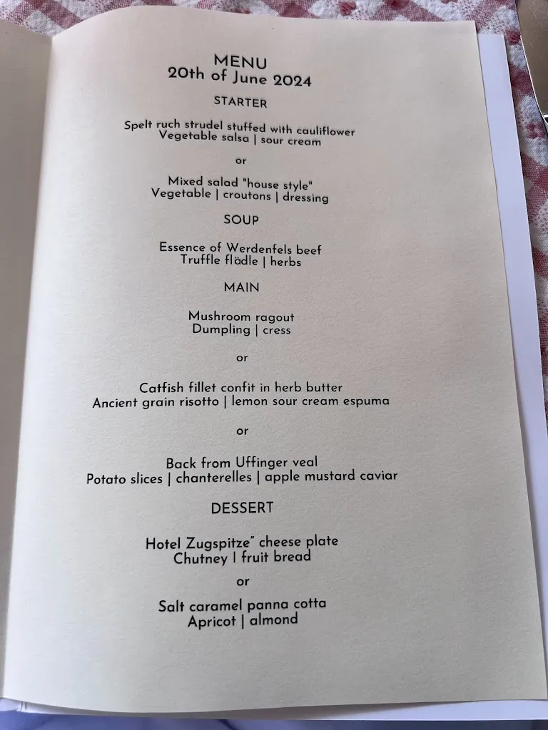 Menu_Joseph Naus Stub'n | Hotel Zugspitze_Garmisch-Partenkirchen_image_2