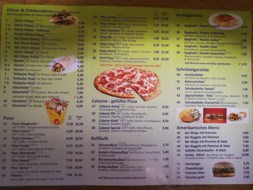 Menu_Bistro Antep Döner u.Pizzeria 