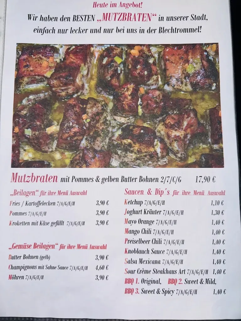 Menu_Die Blechtrommel Restaurant_Haldensleben_image_4