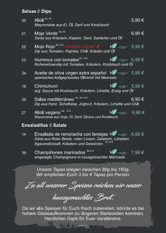 Menu_Berner und Brown, die Tapasbar im Domviertel_Magdeburg_immagine_1