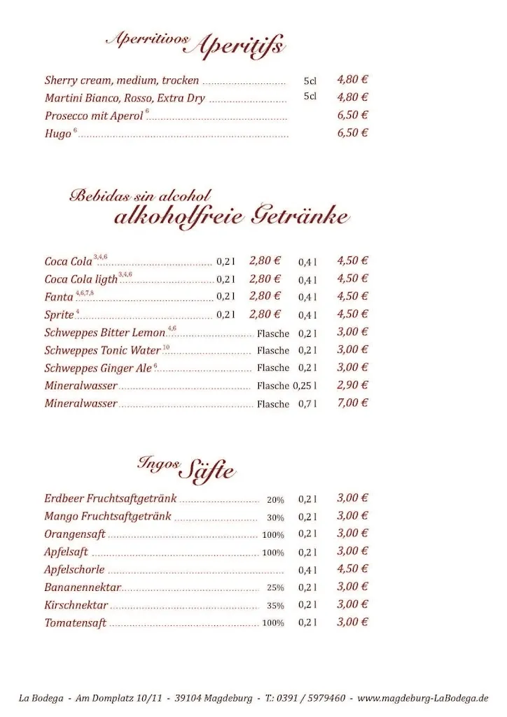 Menu_La Bodega Magdeburg_Magdeburg_image_3