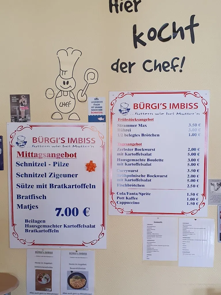 Menu_Bürgi's Imbiss_Harzgerode_immagine_1