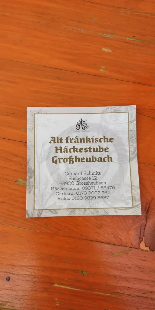 Lars Weichselgärtner_Häckerwirtschaft Familie Gerhard Schmitt_Großheubach_review