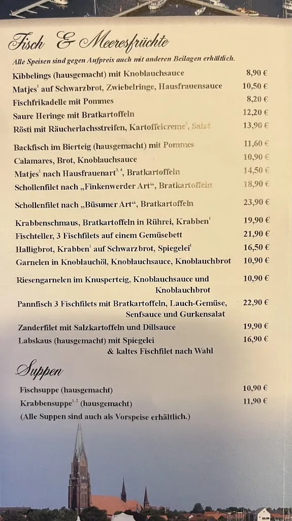 Menu_Bistro Zander's Nordlicht_Schleswig_immagine_2