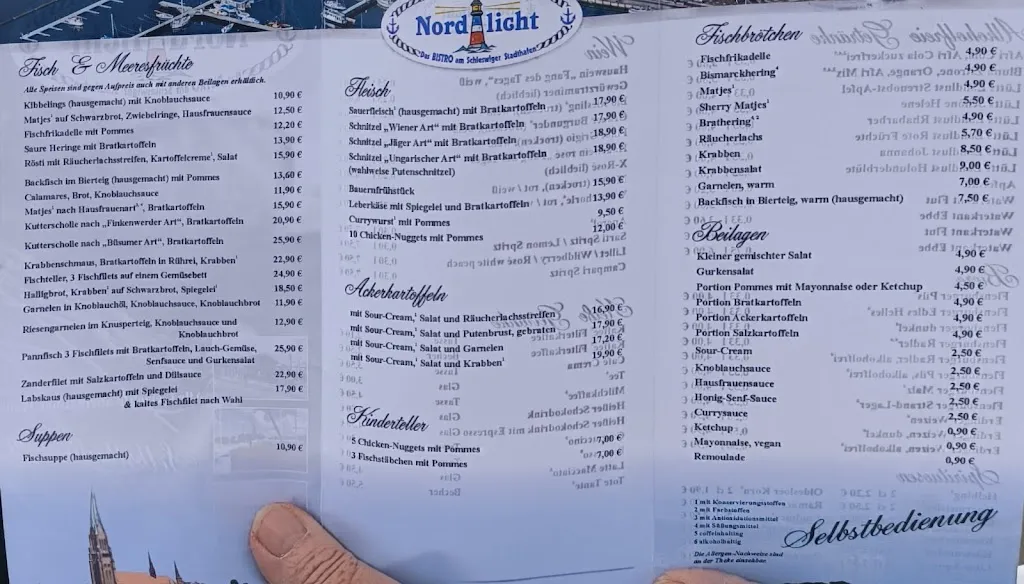 Menu_Bistro Zander's Nordlicht_Schleswig_immagine_4