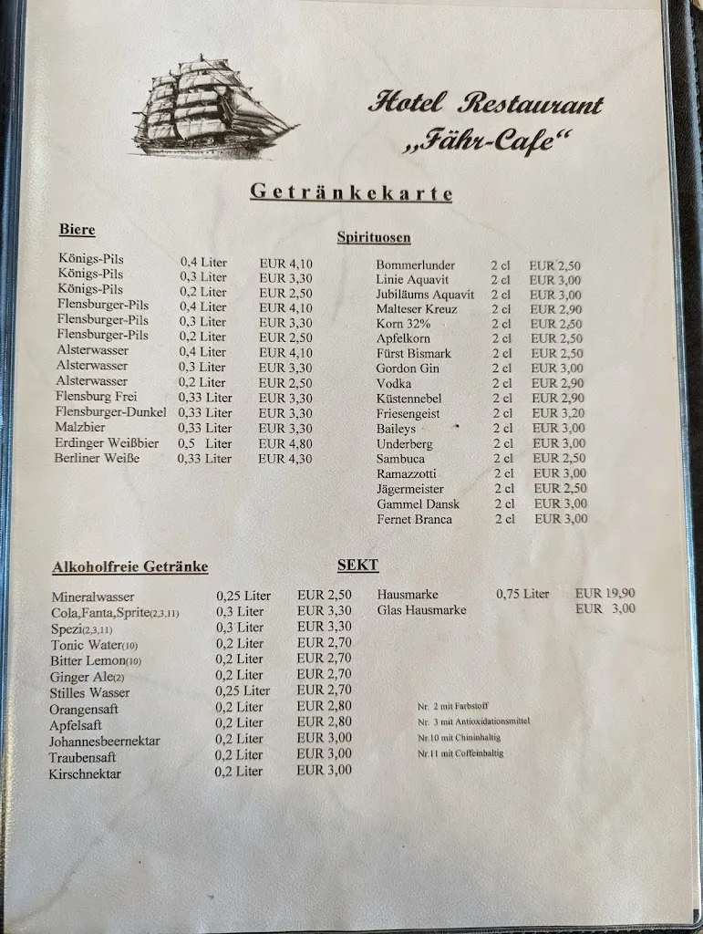 Menü_Hotel & Restaurant Fähr-Cafe Bonsberg_Niesgrau_Bild_1