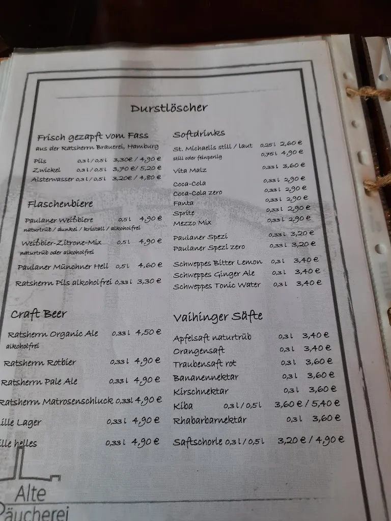 Menu_Alte Räucherei Ellerbek - Restaurant, Biergarten & Events_Kiel_image_3
