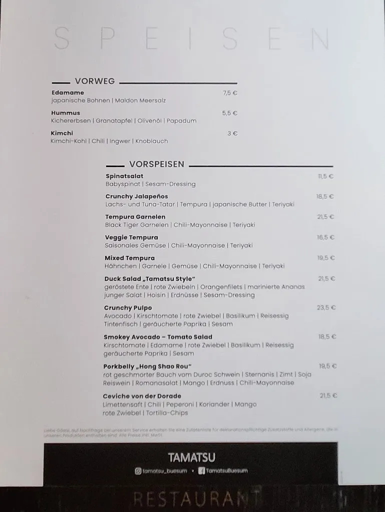 Menu_Tamatsu Restaurant Büsum_Büsum_image_2